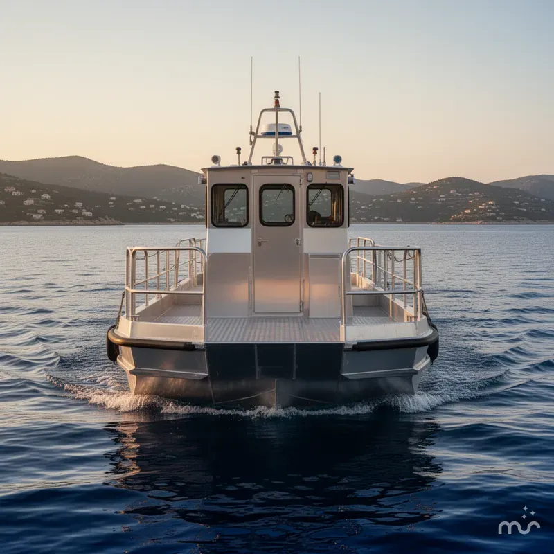 Slide: The Image of Custom Aluminum Work Boat 33 2010 - 3