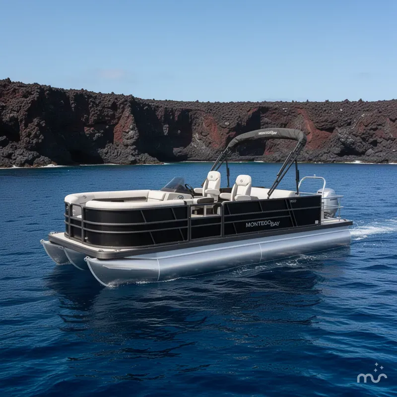 The Image of Montego Bay 8522 Swingback Premium Deluxe Pontoon & Honda 4-Stroke EFI 2026 - 0
