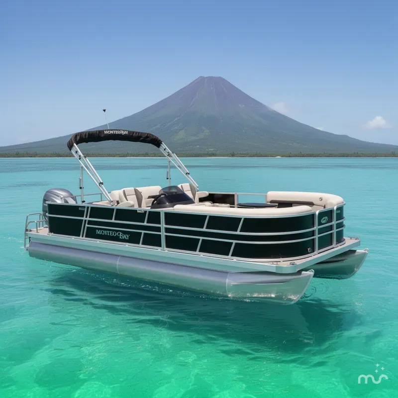 The Image of Montego Bay 8522 Swingback Deluxe Pontoon & Honda 4-Stroke EFI 2026 - 0