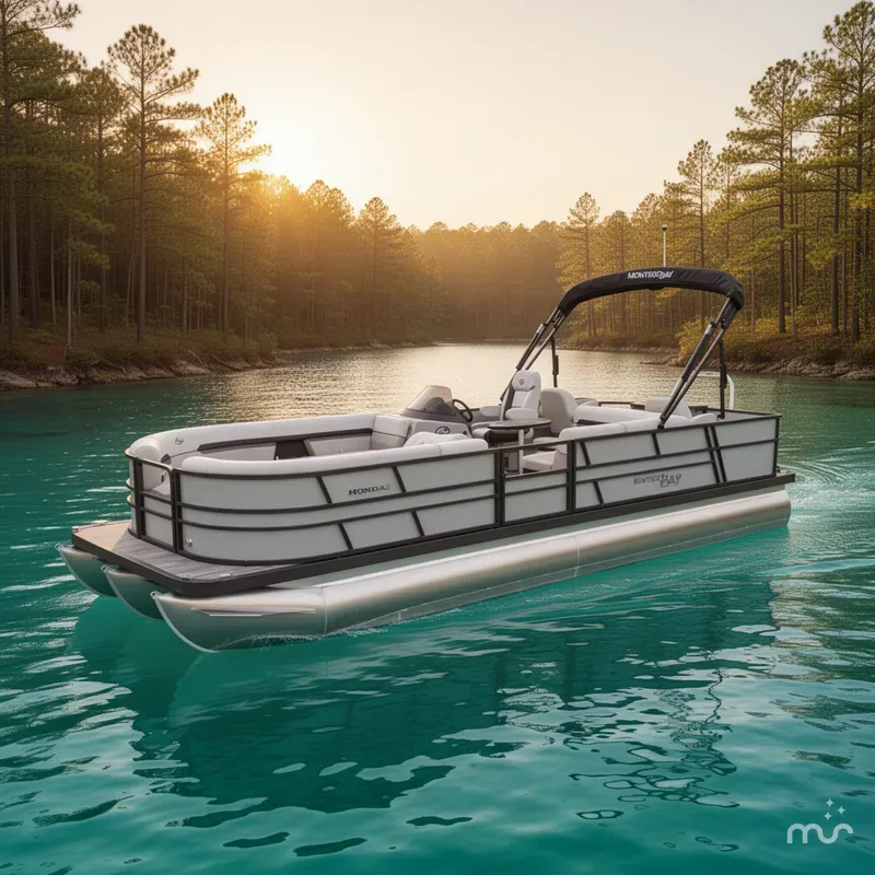 The Image of Montego Bay 8522 Fish & Cruise Tritoon & Honda 4-Stroke EFI 2026 - 0
