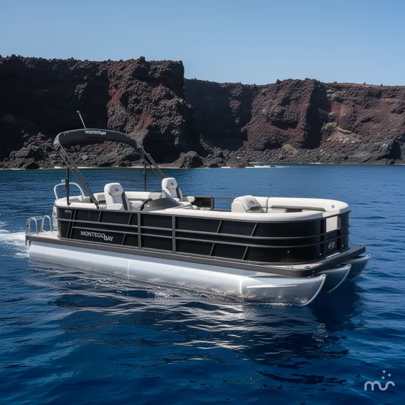 The Image of Montego Bay 8522 Quad Lounge Tritoon & Honda 4-Stroke EFI 2026 - 0