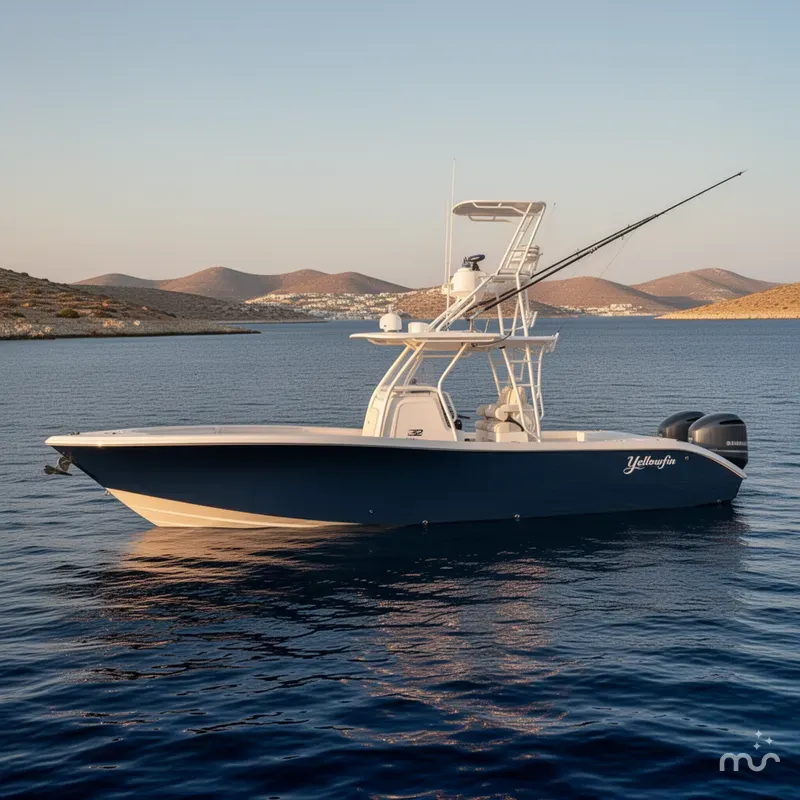 Slide: The Image of Yellowfin 32 Offshore 2018 - 2