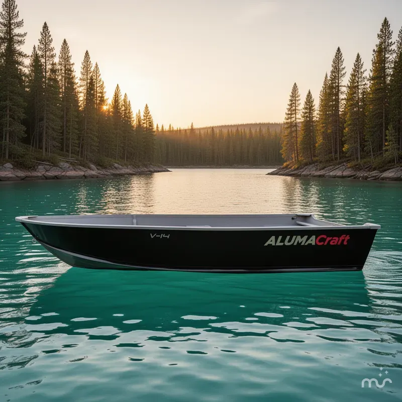 Slide: The Image of Alumacraft V-14 Tiller 2026 - 2