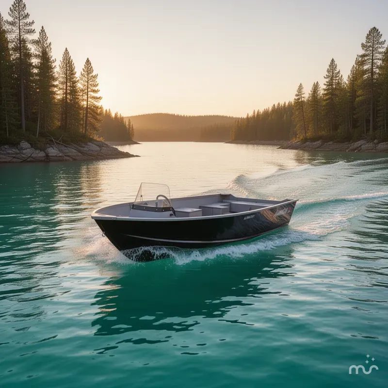 Slide: The Image of Alumacraft V-14 Tiller 2026 - 4