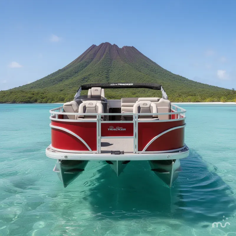 Slide: The Image of Sun Tracker Fishin' Barge 22 DLX 2026 - 1