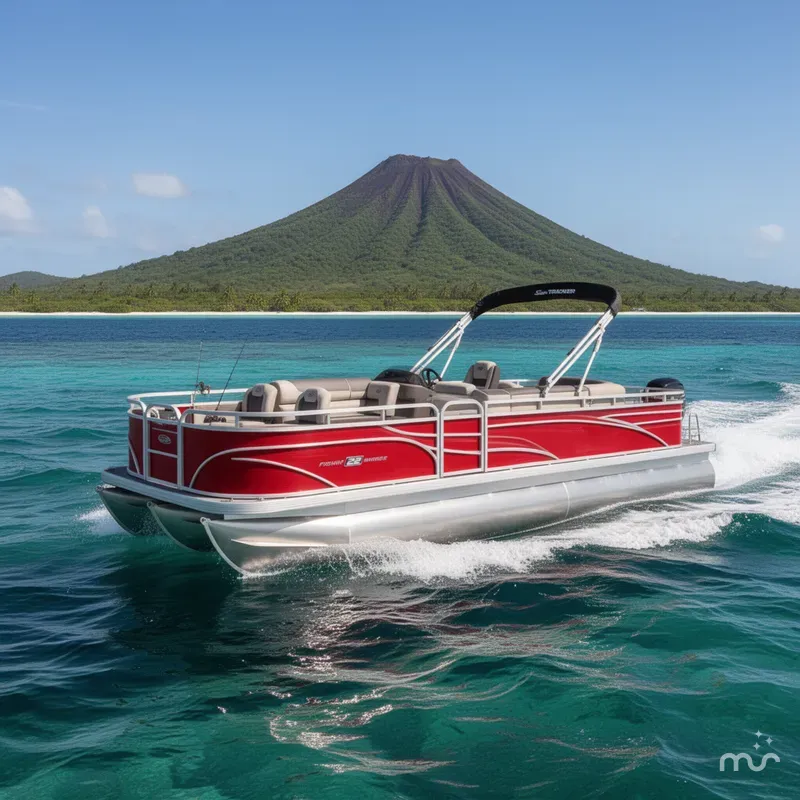 Slide: The Image of Sun Tracker Fishin' Barge 22 DLX 2026 - 4