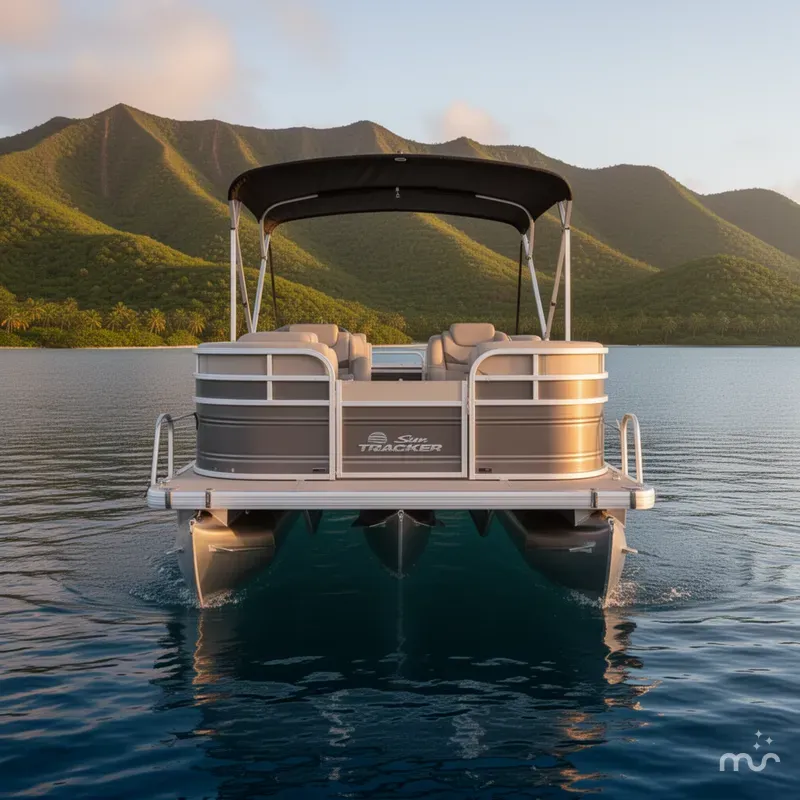 Slide: The Image of Sun Tracker Fishin' Barge 22 DLX 2026 - 3