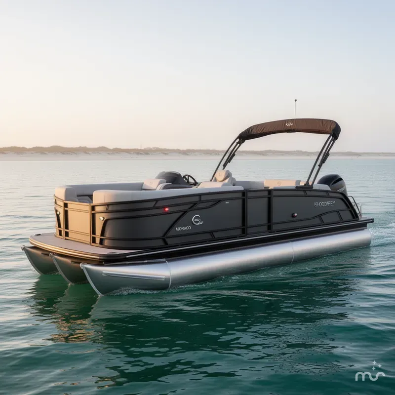 Slide: The Image of Godfrey Monaco 23' Single Flip Lounge Tritoon - 235 SFL 2026 - 0