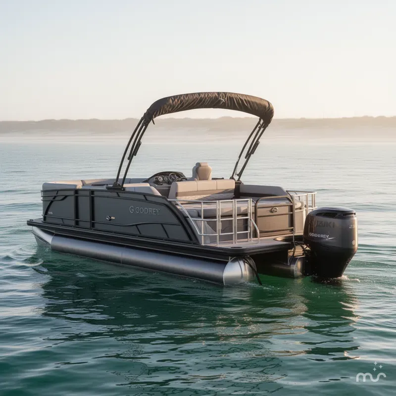 Slide: The Image of Godfrey Monaco 23' Single Flip Lounge Tritoon - 235 SFL 2026 - 1