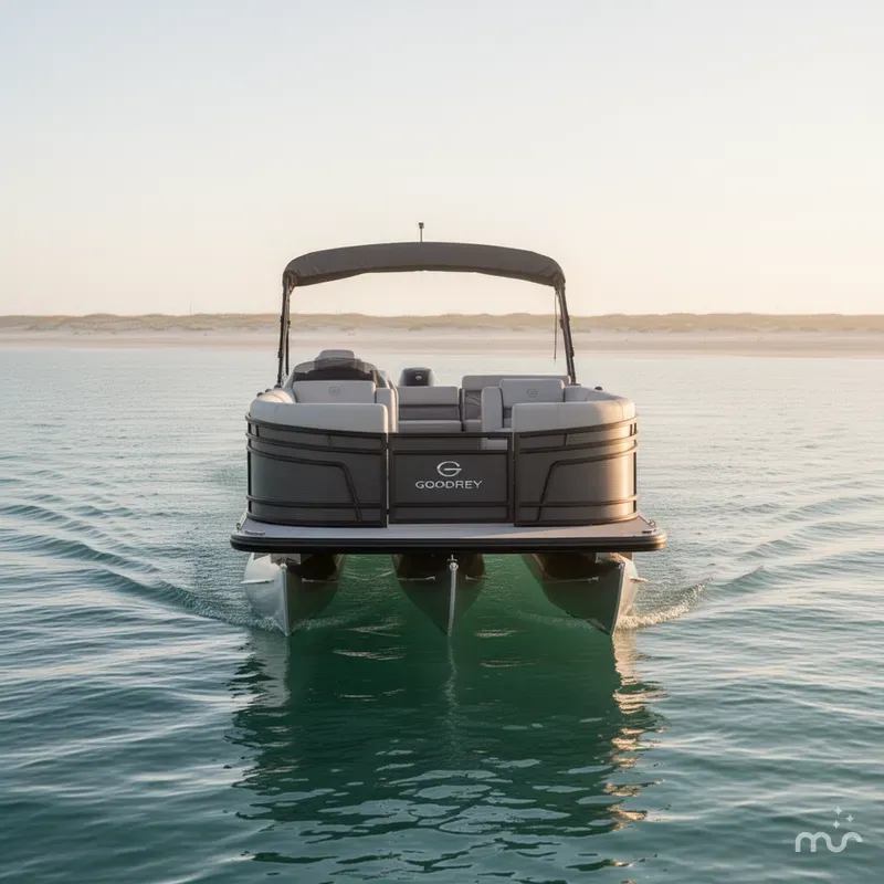 Slide: The Image of Godfrey Monaco 23' Single Flip Lounge Tritoon - 235 SFL 2026 - 2