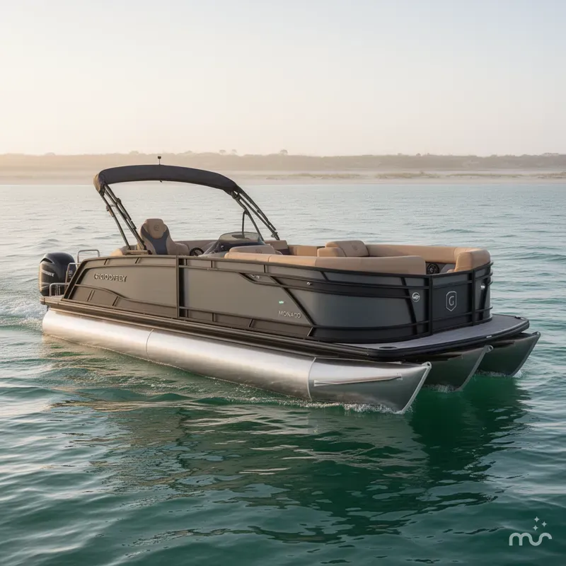 Slide: The Image of Godfrey Monaco 23' Single Flip Lounge Tritoon - 235 SFL 2026 - 0
