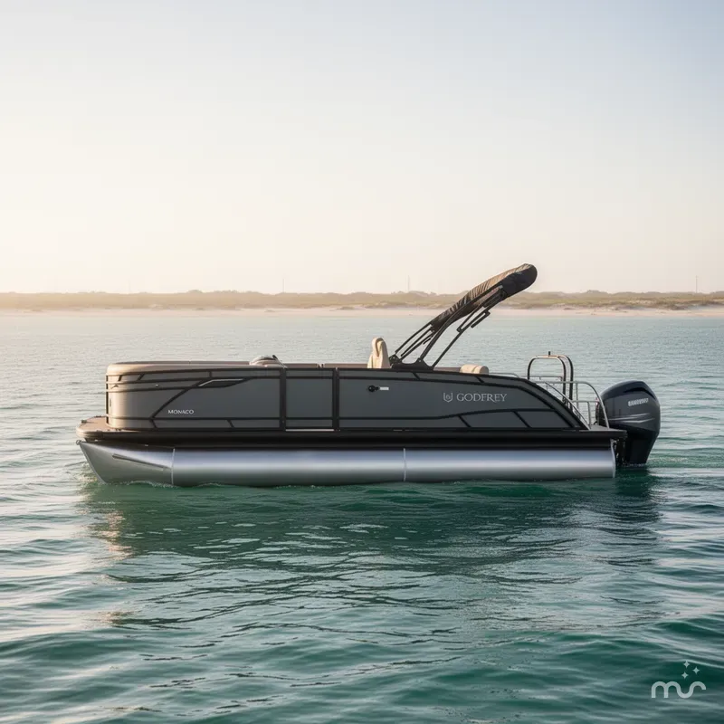 Slide: The Image of Godfrey Monaco 23' Single Flip Lounge Tritoon - 235 SFLC 2026 - 0
