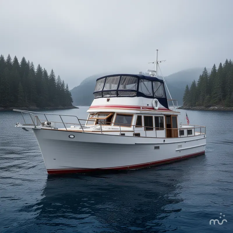 The Image of Marine Trader Tri-cabin 1986 - 0