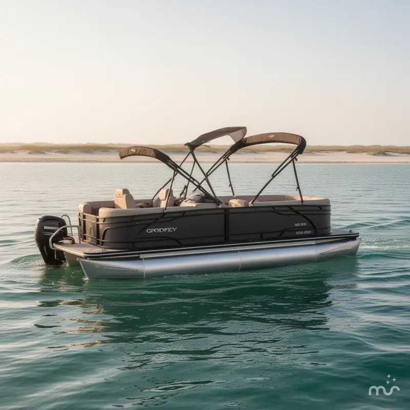 Slide: The Image of Godfrey Monaco 25' Sun Deck Slide Tritoon - 255 SDC 2026 - 0