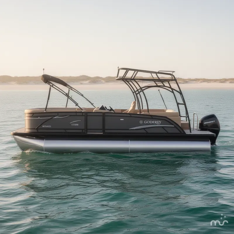 Slide: The Image of Godfrey Monaco 25' Sun Deck Slide Tritoon - 255 SDC 2026 - 1