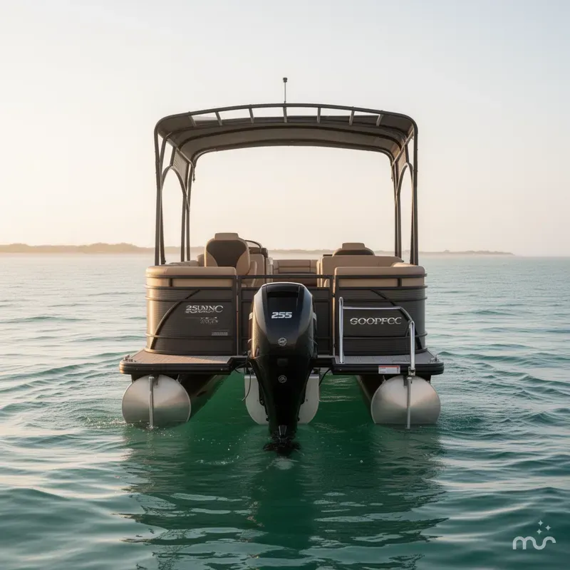 Slide: The Image of Godfrey Monaco 25' Sun Deck Slide Tritoon - 255 SDC 2026 - 2