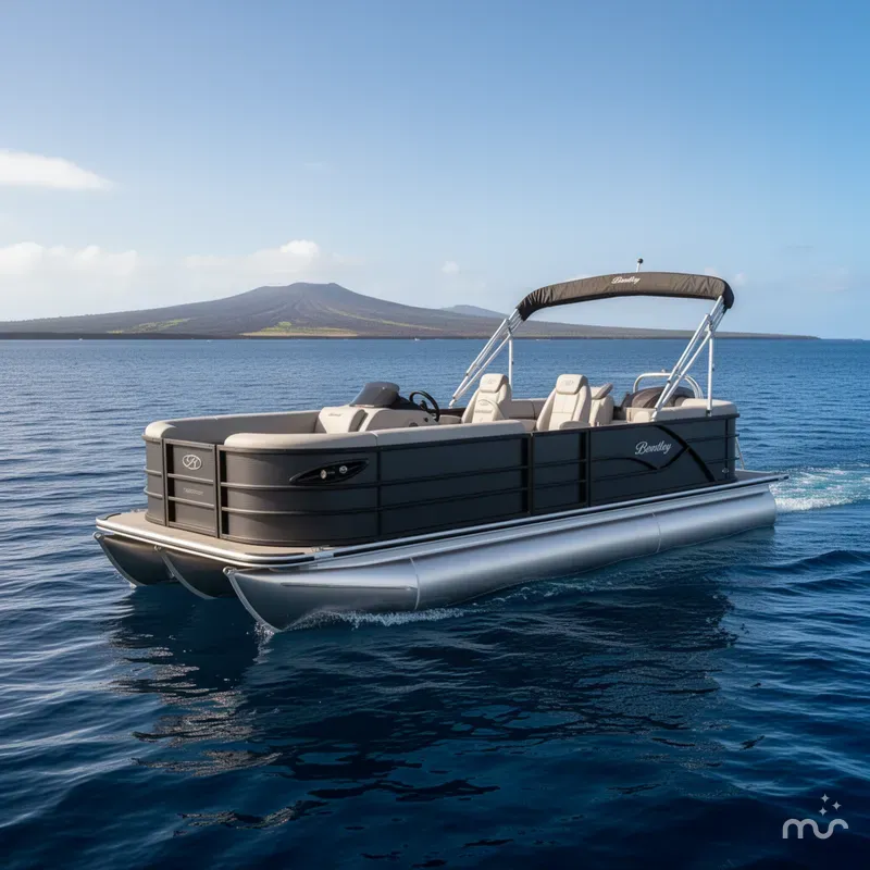 The Image of Bentley Pontoons Legacy 220 Navigator DL Quad Lounge 2026 - 0
