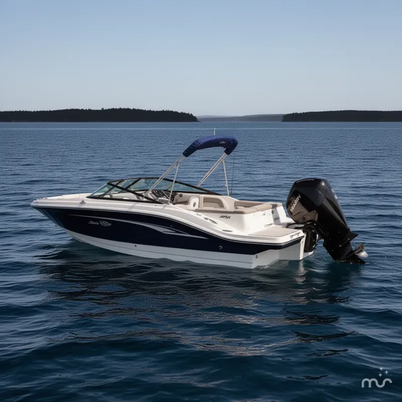 Slide: The Image of Sea Ray SPX 210 Outboard 2022 - 0