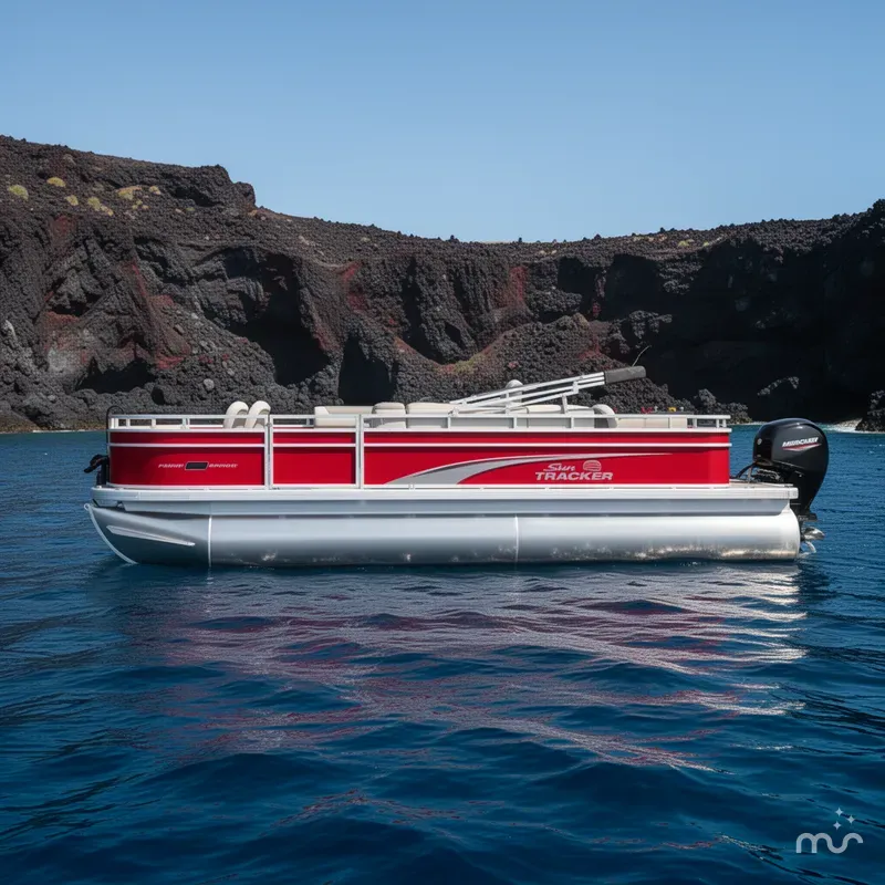 Slide: The Image of Sun Tracker Fishin' Barge 22 DLX 2026 - 2