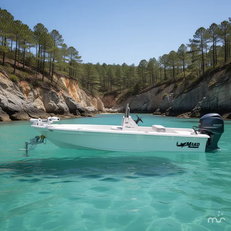 Slide: The Image of Mako 18 Pro Skiff 2026 - 2