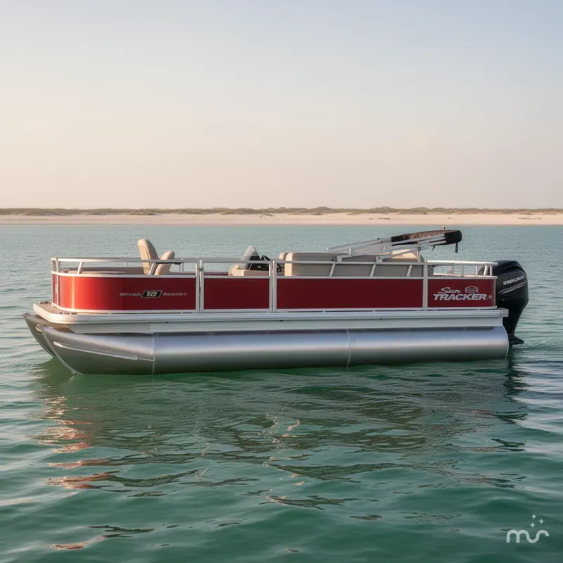 Slide: The Image of Sun Tracker Bass Buggy 18 DLX 2026 - 2