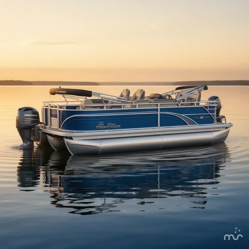Slide: The Image of Sun Tracker Fishin' Barge 20 DLX 2026 - 0