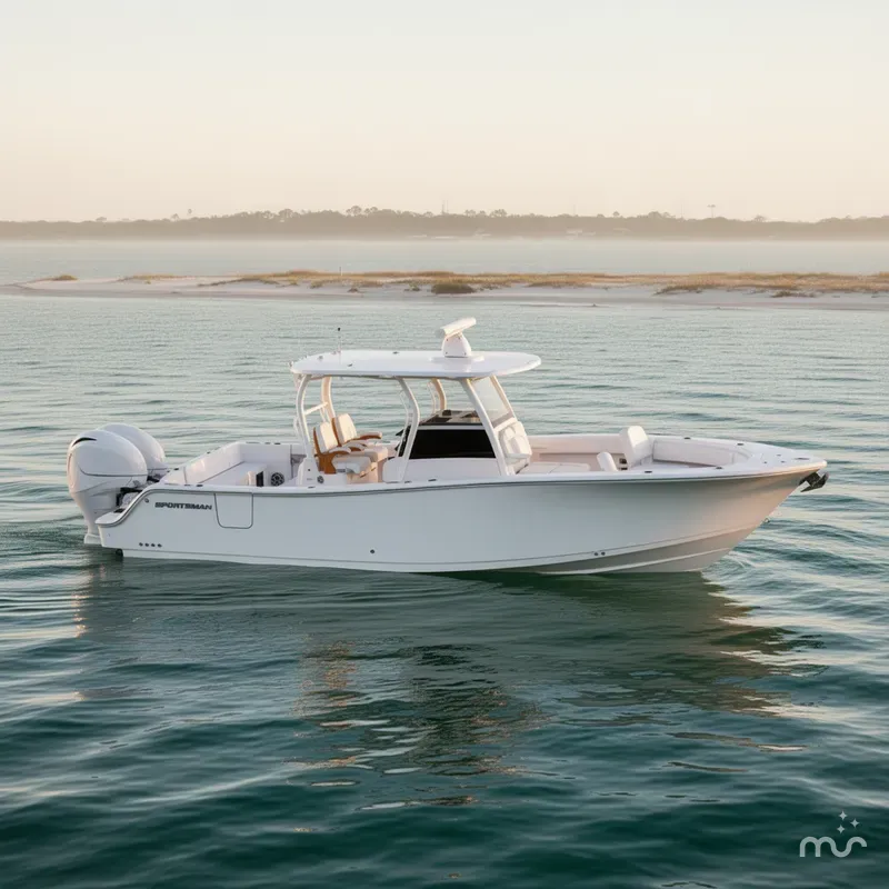 Slide: The Image of Sportsman Open 232 Center Console 2026 - 2