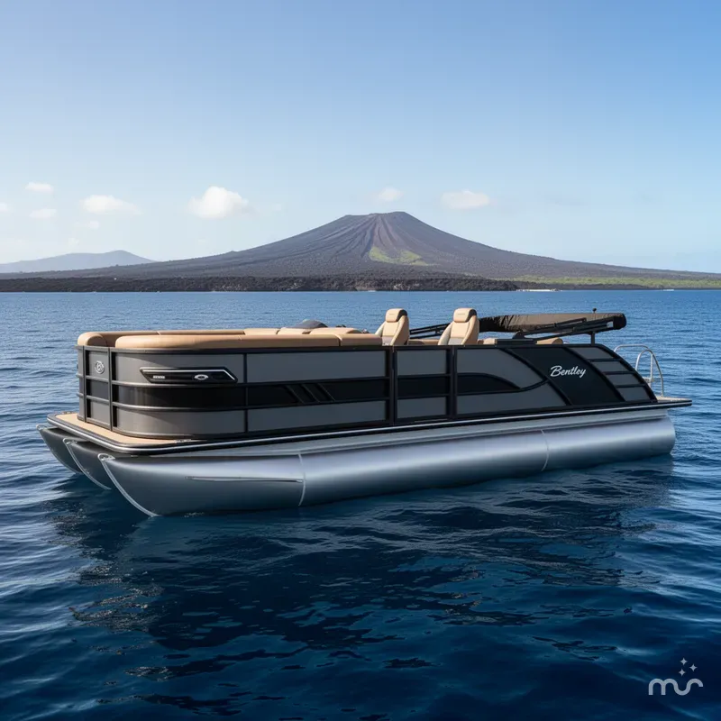 Slide: The Image of Bentley Pontoons 223 Elite Swingback 2025 - 2