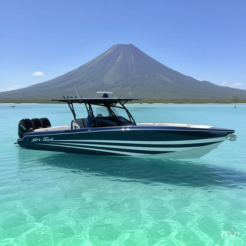 Slide: The Image of Nor-Tech 340 Sport Center Console 2025 - 2