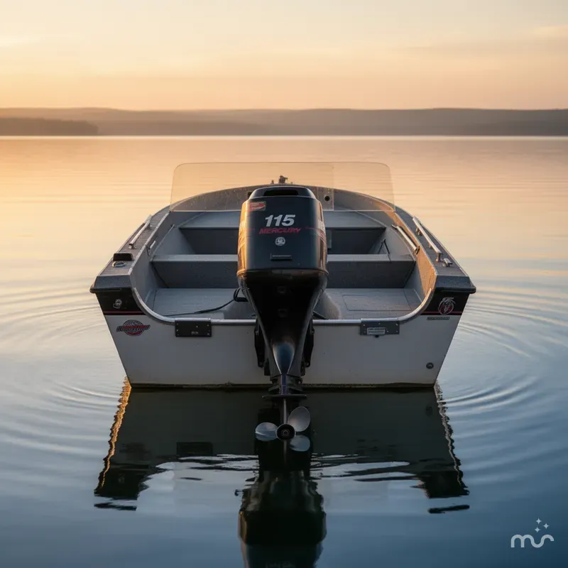 Slide: The Image of Champion 176 Fish Hunter with 2004 Mercury 115 Four Stroke 1990 - 1