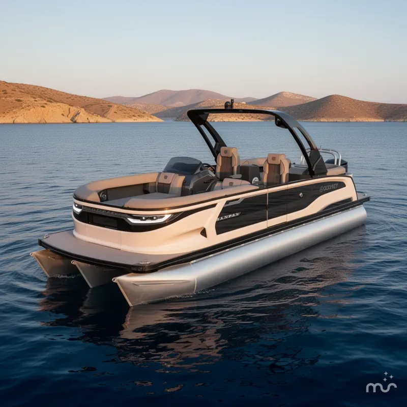 The Image of Godfrey Sanpan 25' Ultra Lounge Tritoon - 2500 ULC 2027 - 0