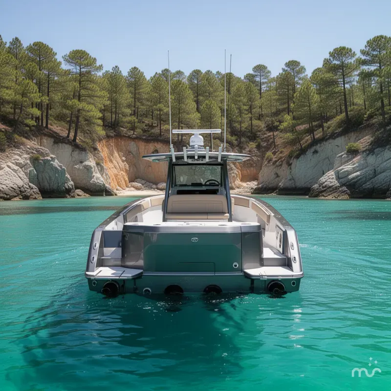 Slide: The Image of Nor-Tech 390 Sport Center Console 2026 - 3
