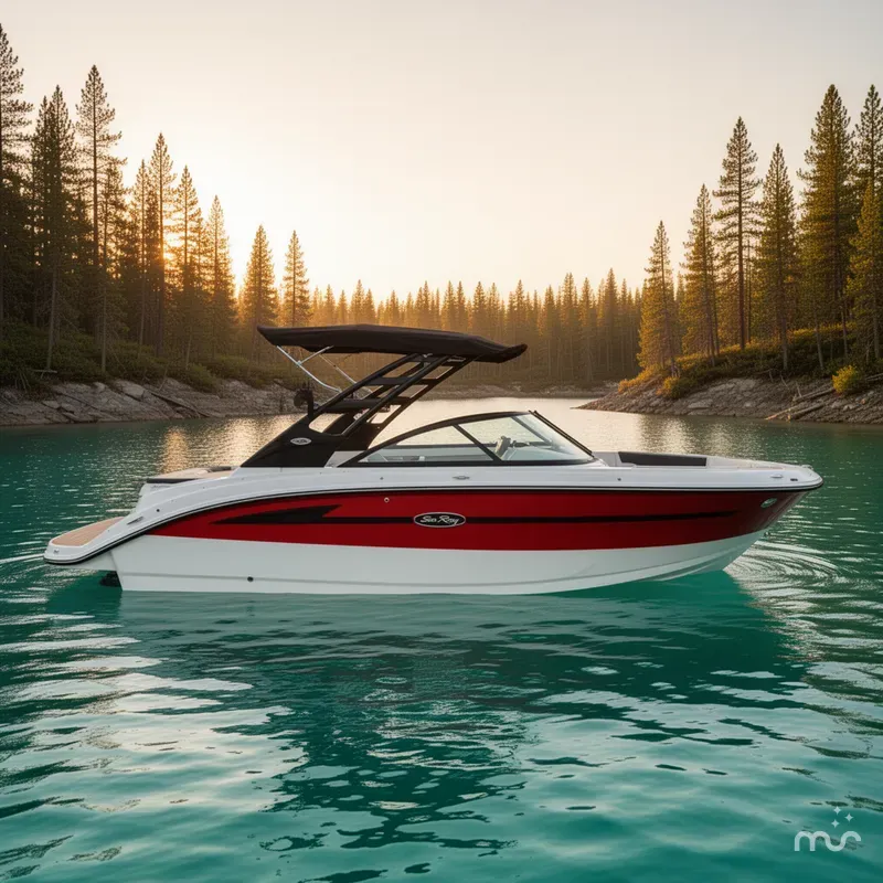 Slide: The Image of Sea Ray SDX 230 Surf 2026 - 2