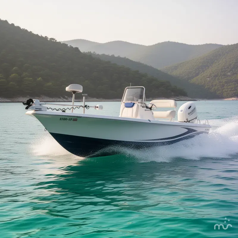Slide: The Image of Blue Wave Pure Bay 2000 Suzuki 150 Tandem Trailer 2017 - 4