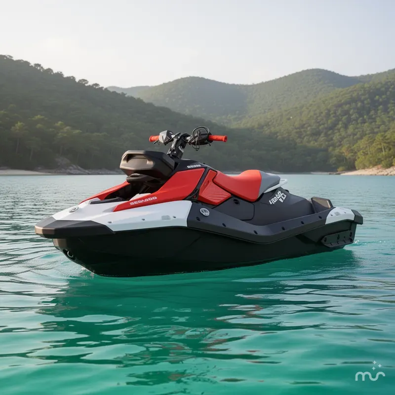 Slide: The Image of Sea-Doo Spark Trixx for 1 iBR and audio in option 2025 - 2