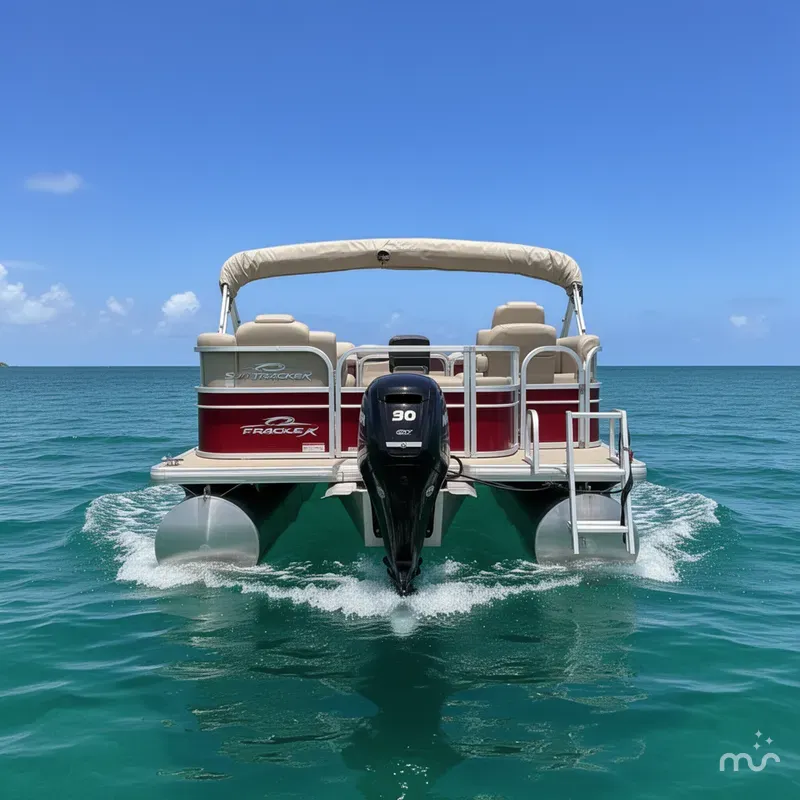 Slide: The Image of Sun Tracker 20 DLX Fishin Barge 2019 - 2
