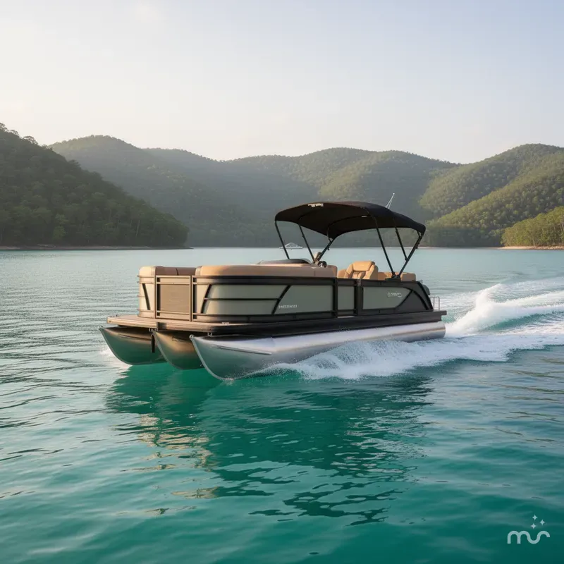Slide: The Image of Godfrey Sweetwater 22' Single Flip Lounge Tritoon - 2286 SFLC 2026 - 1