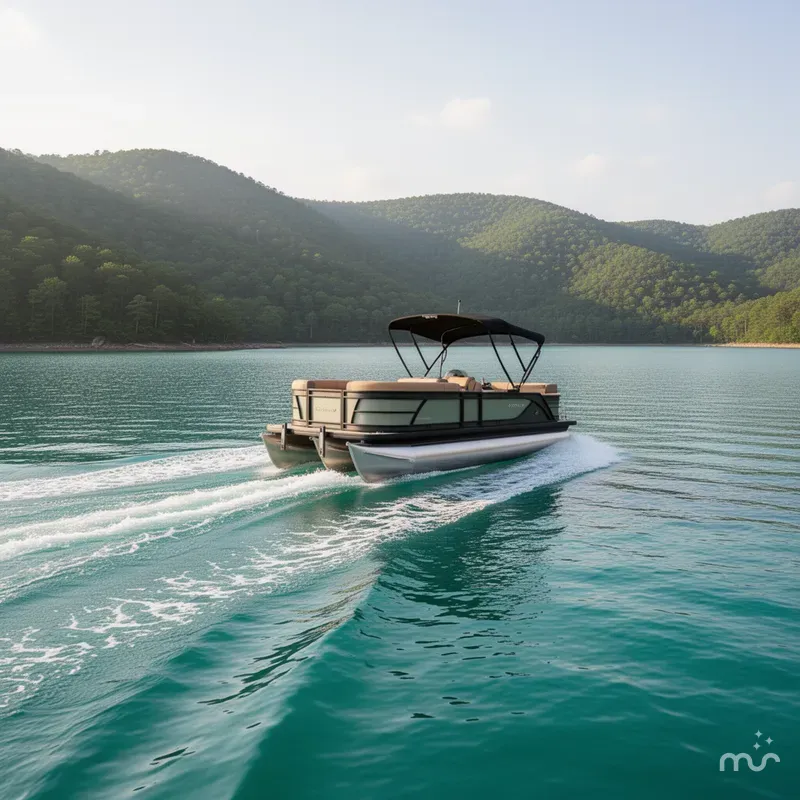 Slide: The Image of Godfrey Sweetwater 22' Single Flip Lounge Tritoon - 2286 SFLC 2026 - 2