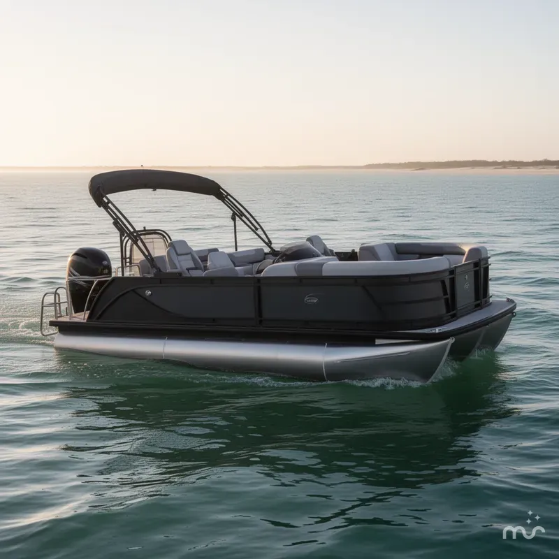 Slide: The Image of Godfrey Sweetwater 22' Single Flip Lounge Tritoon - 2286 SFLC 2026 - 0