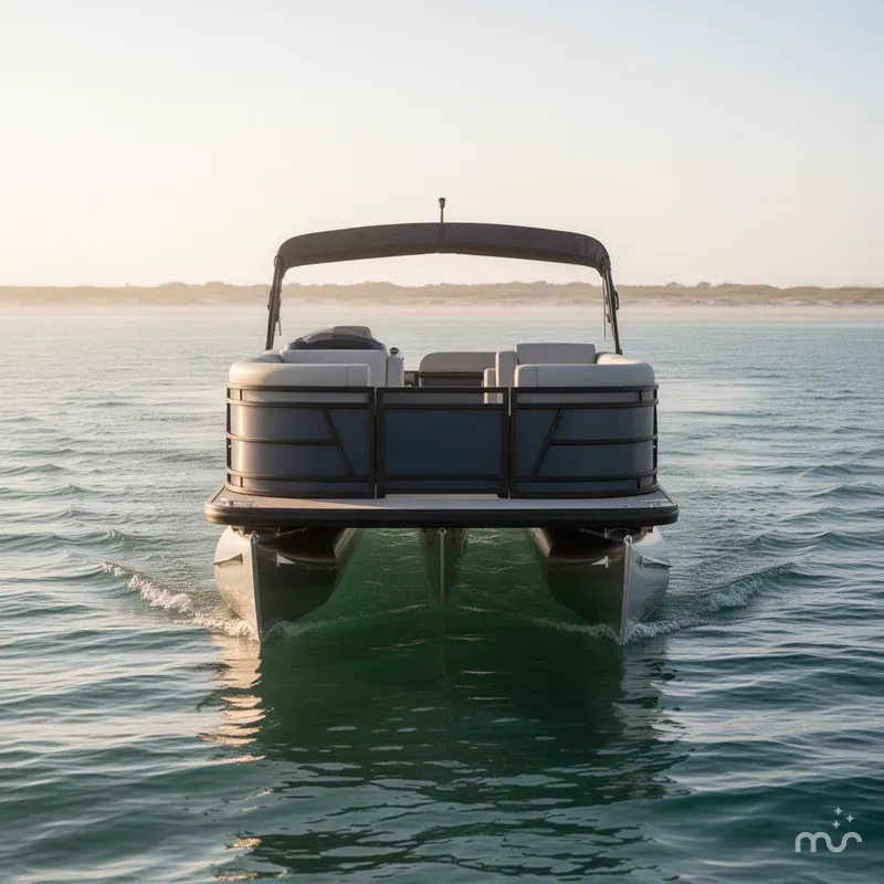 Slide: The Image of Godfrey Sweetwater 22' Single Flip Lounge Tritoon - 2286 SFLC 2026 - 2
