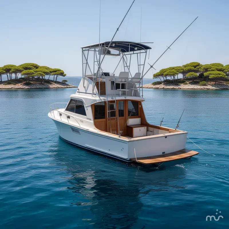 Slide: The Image of Hatteras 34 Sport Fisherman 1963 - 3