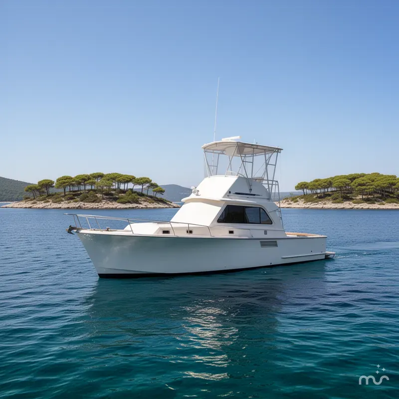 Slide: The Image of Hatteras 34 Sport Fisherman 1963 - 4