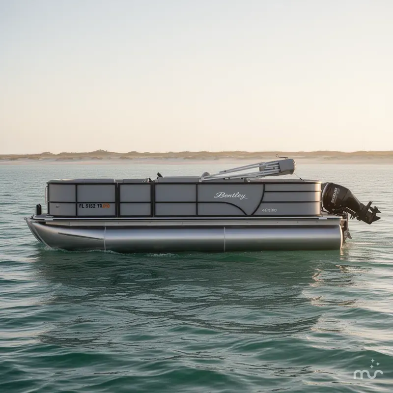 Slide: The Image of Bentley Pontoons Fish 200 4-Point 2024 - 1