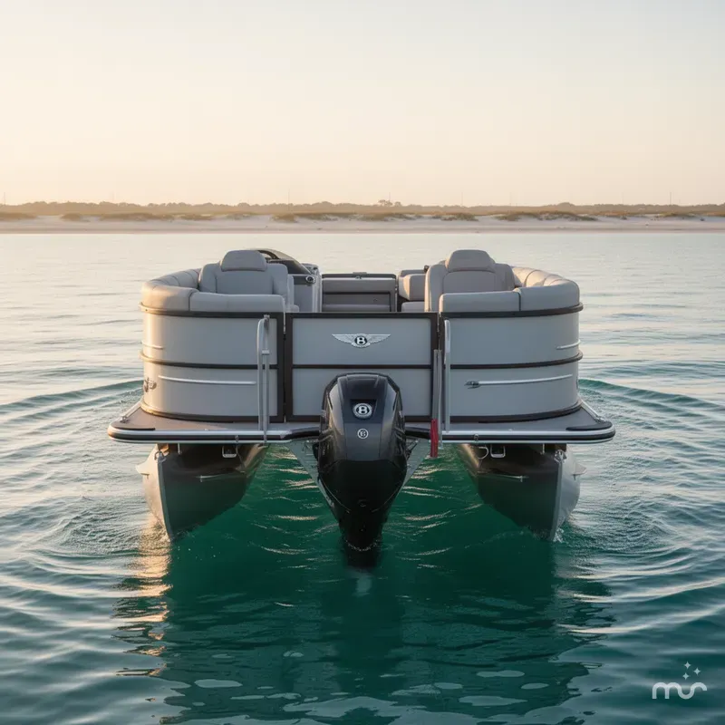 Slide: The Image of Bentley Pontoons Fish 200 4-Point 2024 - 2