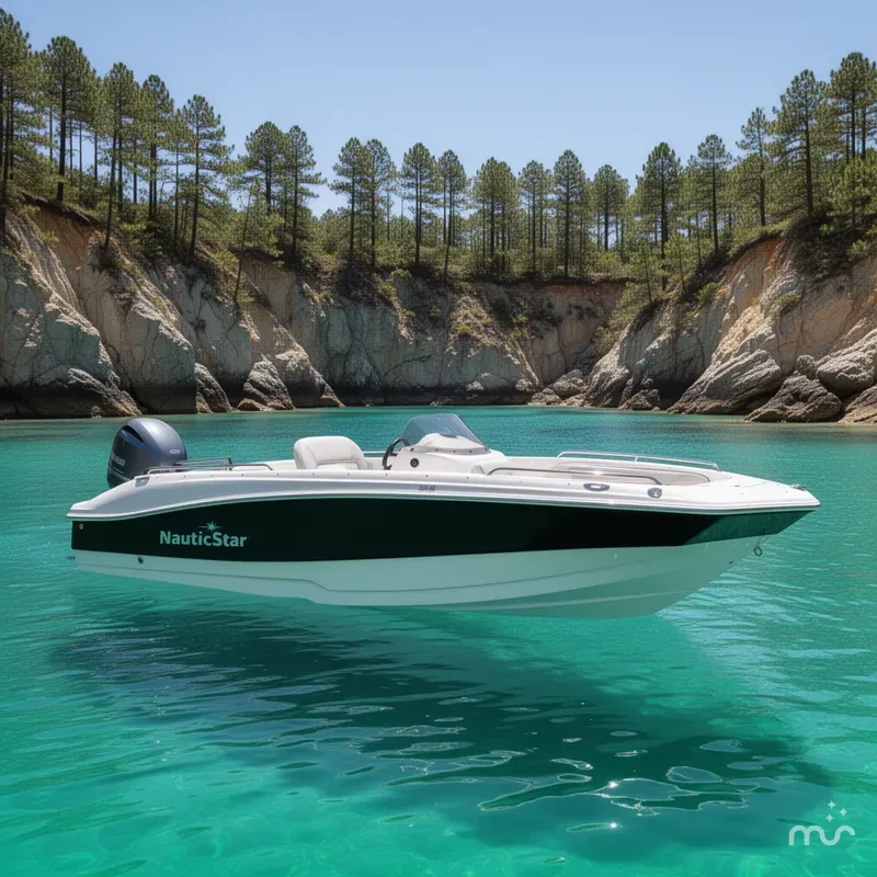 Slide: The Image of NauticStar 203 SC Deck 2021 - 2