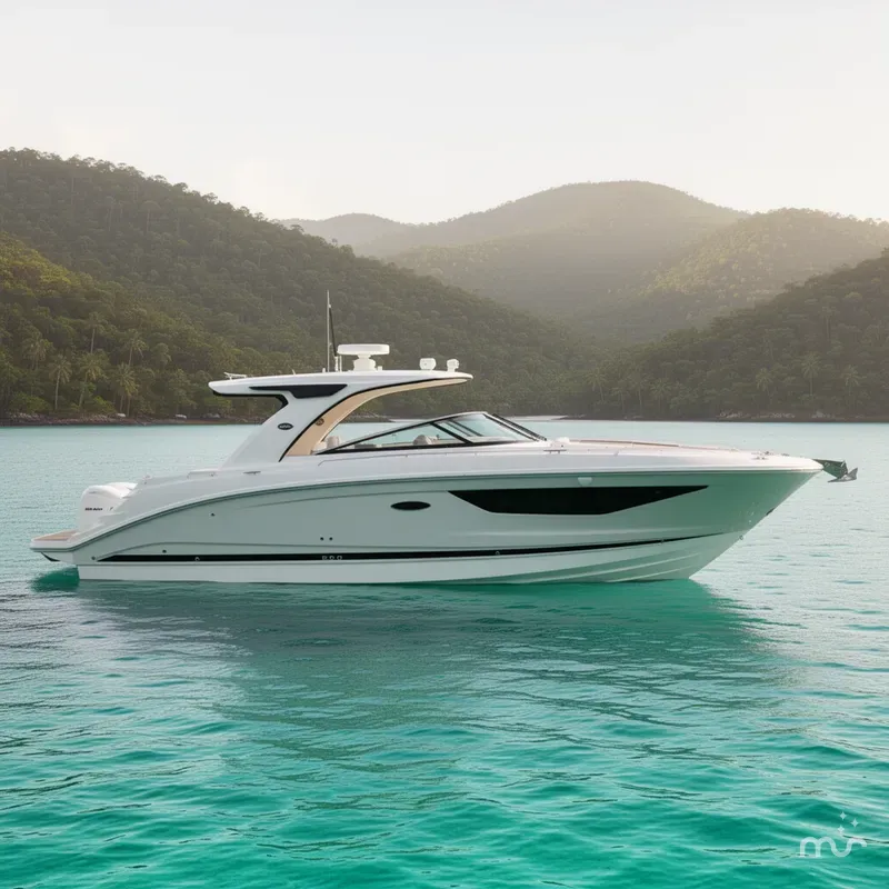 Slide: The Image of Sea Ray SLX 350 Outboard 2019 - 2