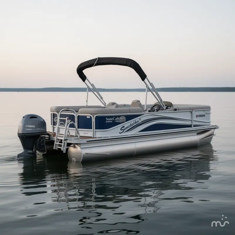 Slide: The Image of YAM Yamaha Suncatcher G3 Pontoon 2018 - 0