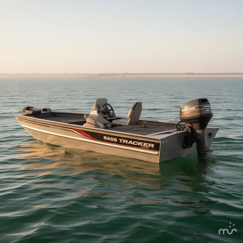 Slide: The Image of Tracker 17 Aluminum Bass Boat 1997 - 1