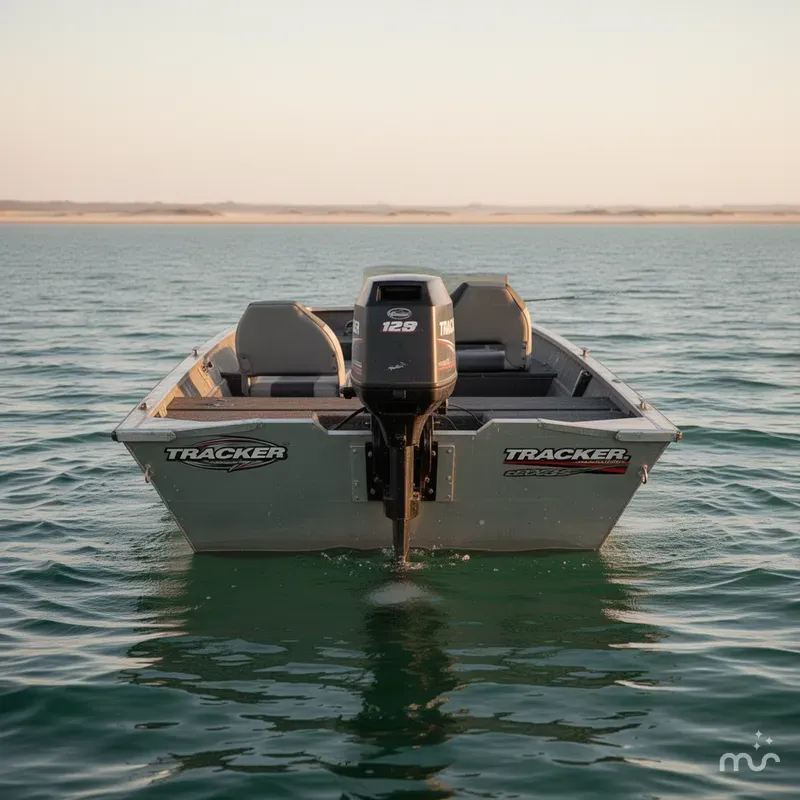 Slide: The Image of Tracker 17 Aluminum Bass Boat 1997 - 2