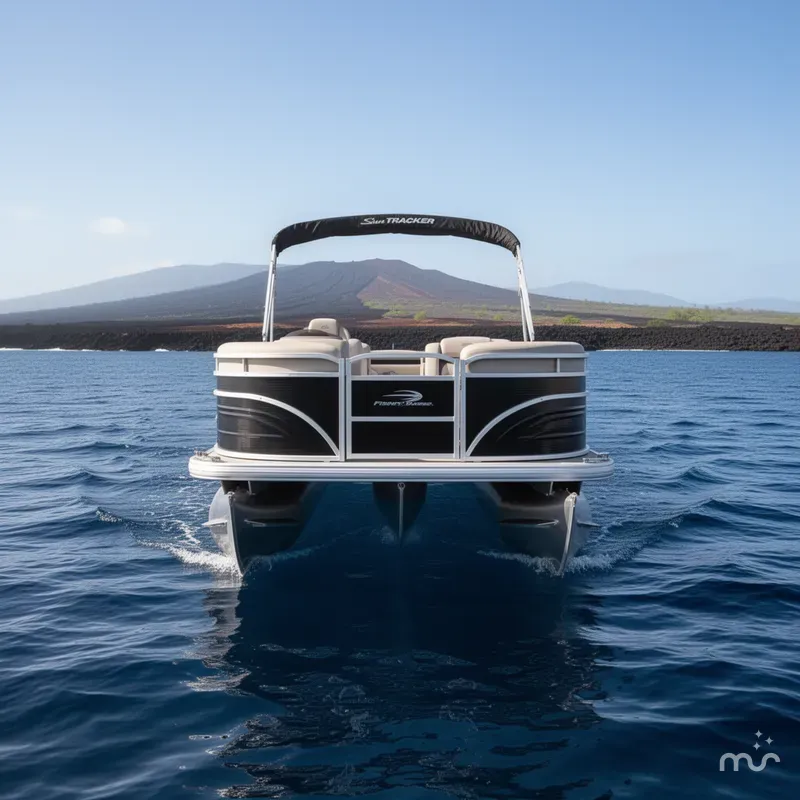 Slide: The Image of Sun Tracker Fishin' Barge 22 DLX w/115HP Pro-XS 4 Stroke 2026 - 1